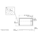 Kohler 9194-96 Receptor W/Rh Off-Ctr Drn, 60X34