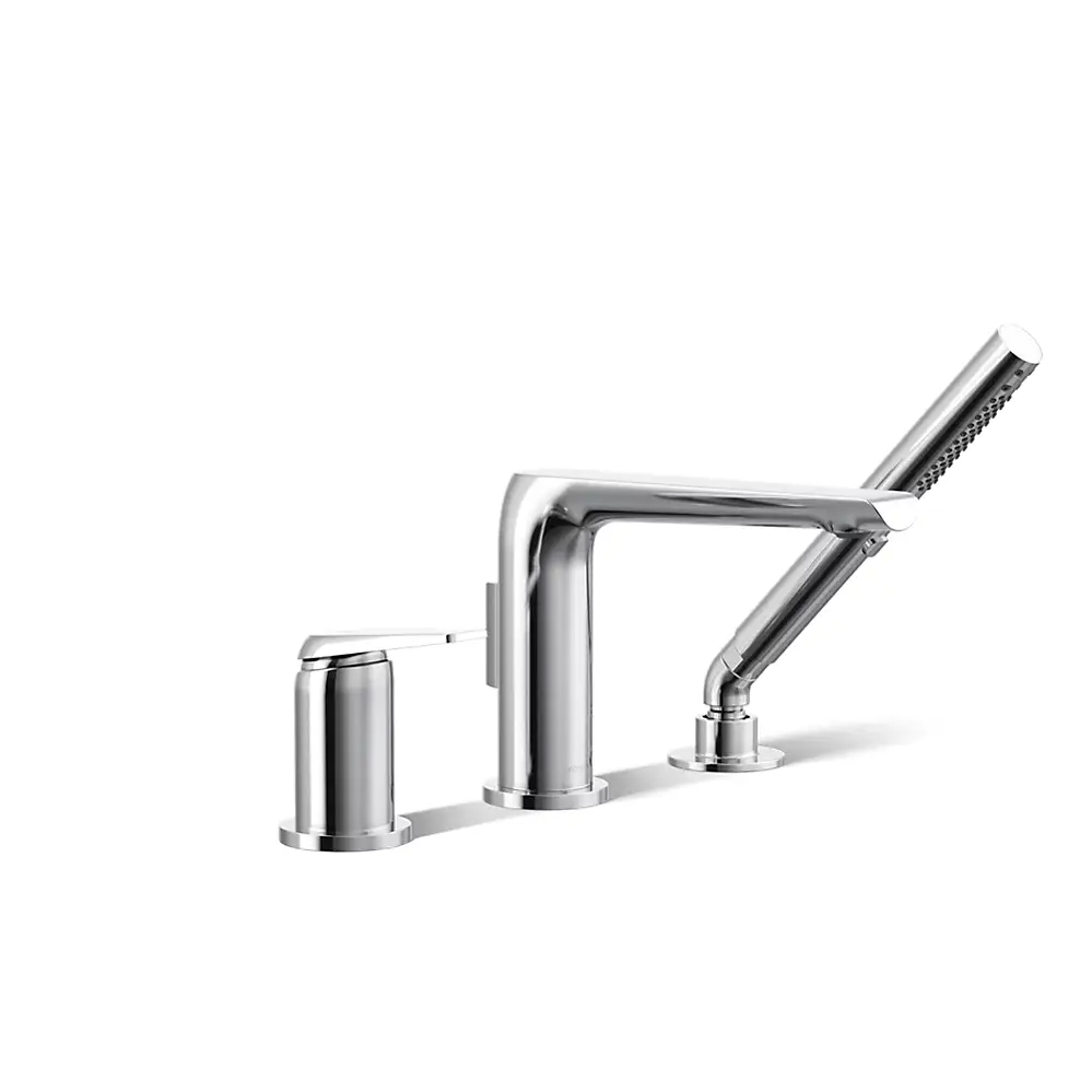 Kohler 97360-4-CP Avid 3 Hole Bath Filler W/ Handshower