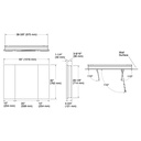 Kohler 99011-SCF-NA Verdera Mirror Cab 40 W/Flat Mirror