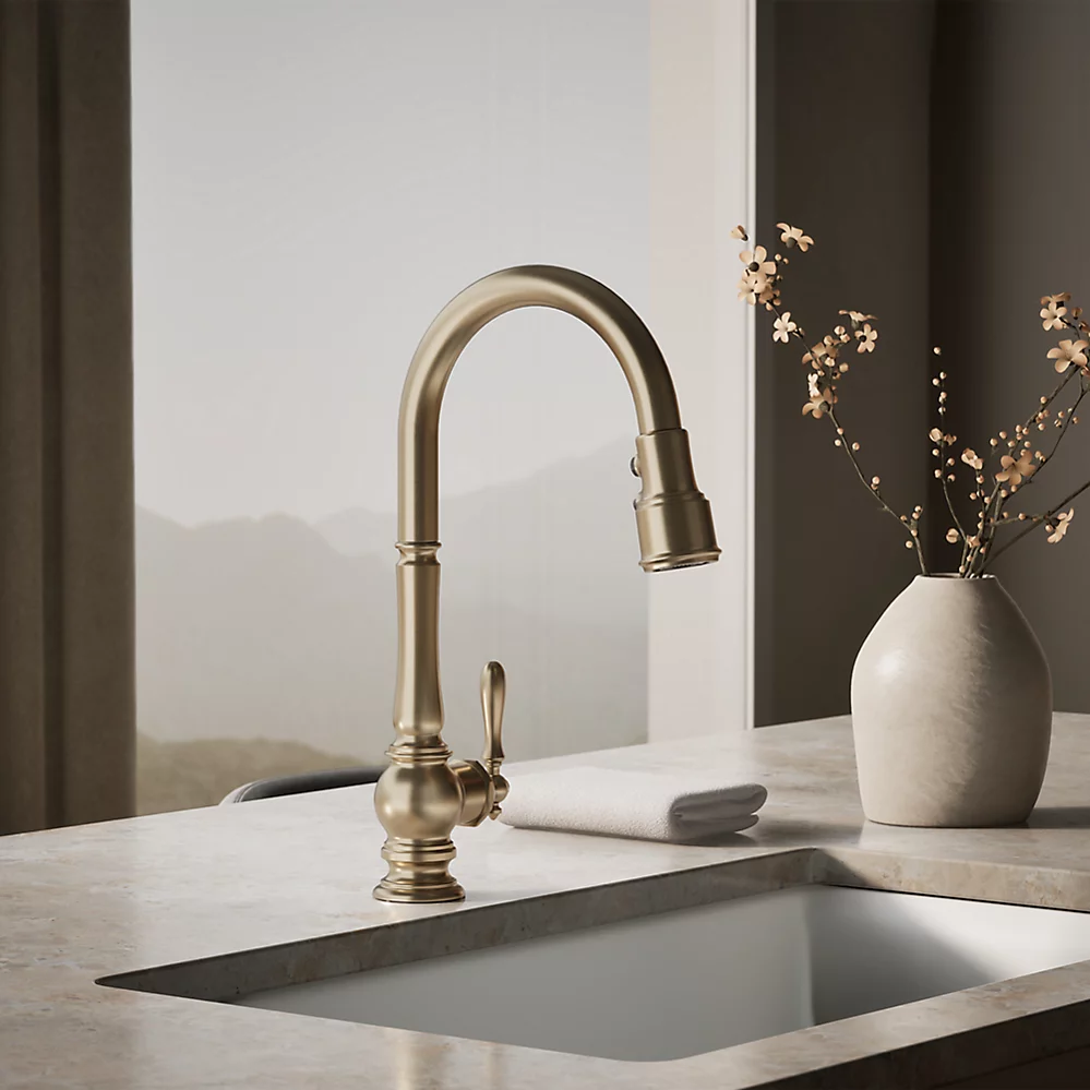 Kohler 99259-BV Artifacts 1H Kitchen W/Pd Spry