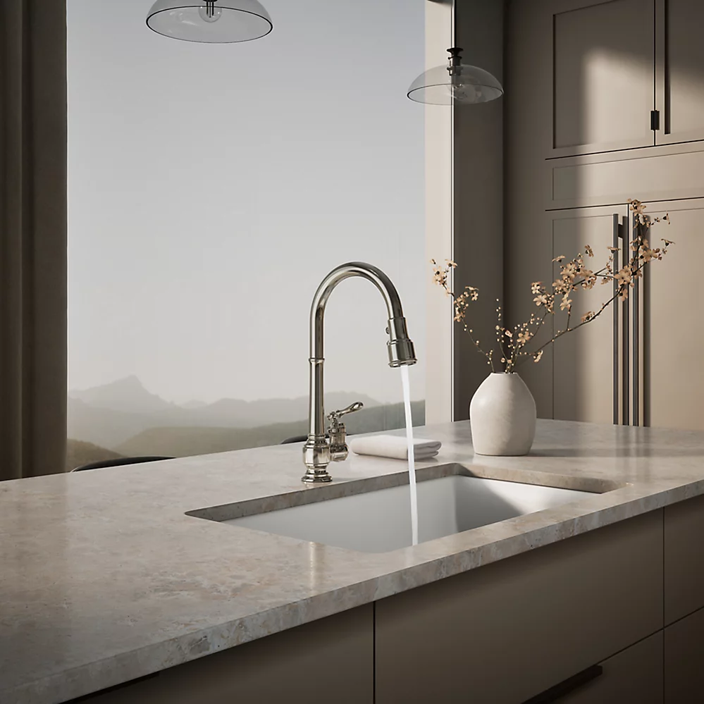 Kohler 99260-SN Artifacts 1H Kitchen W/Pd Spry Polished Nickel