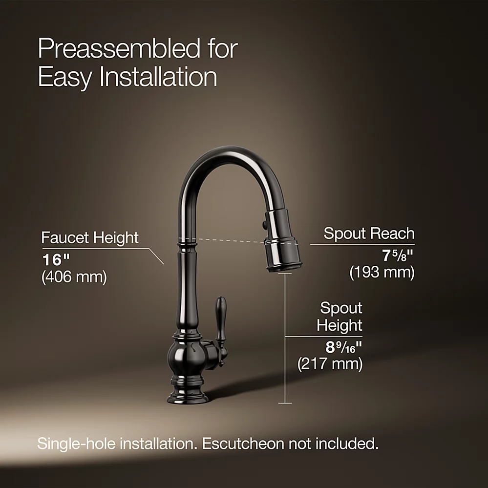 Kohler 99262-TT Artifacts Primary Swing Spout W/Spray