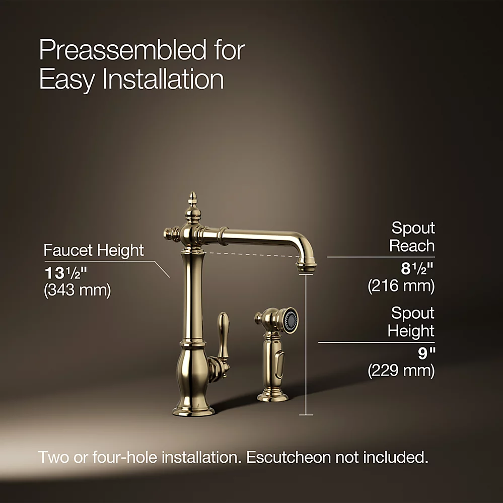 Kohler 99265-AF Artifacts Victorian Primary W/Spray