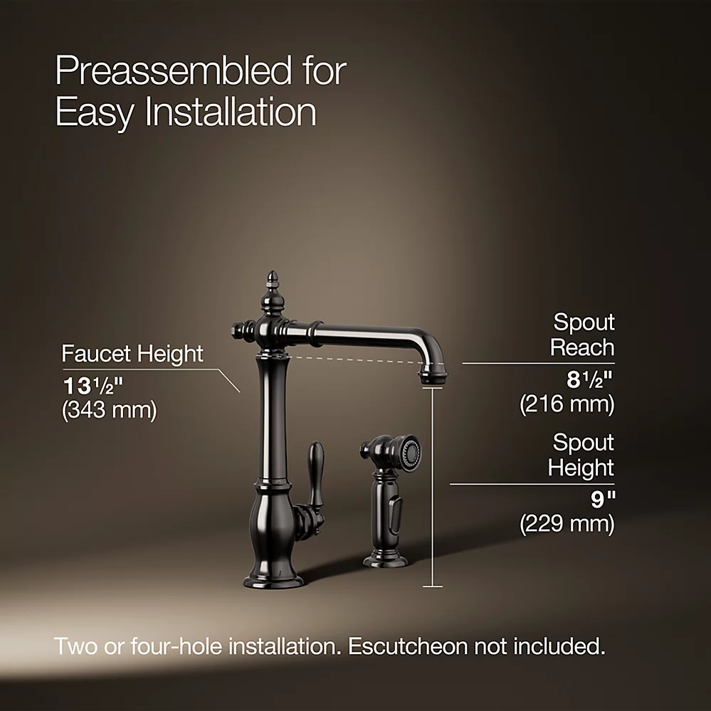 Kohler 99265-TT Artifacts Victorian Primary W/Spray