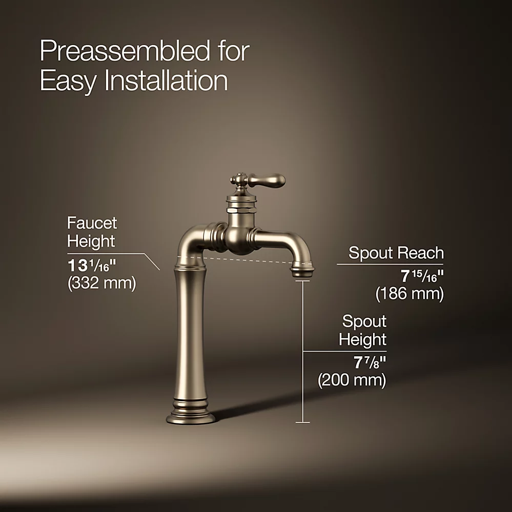 Kohler 99268-BV Artifacts Gentleman'S Bar Faucet