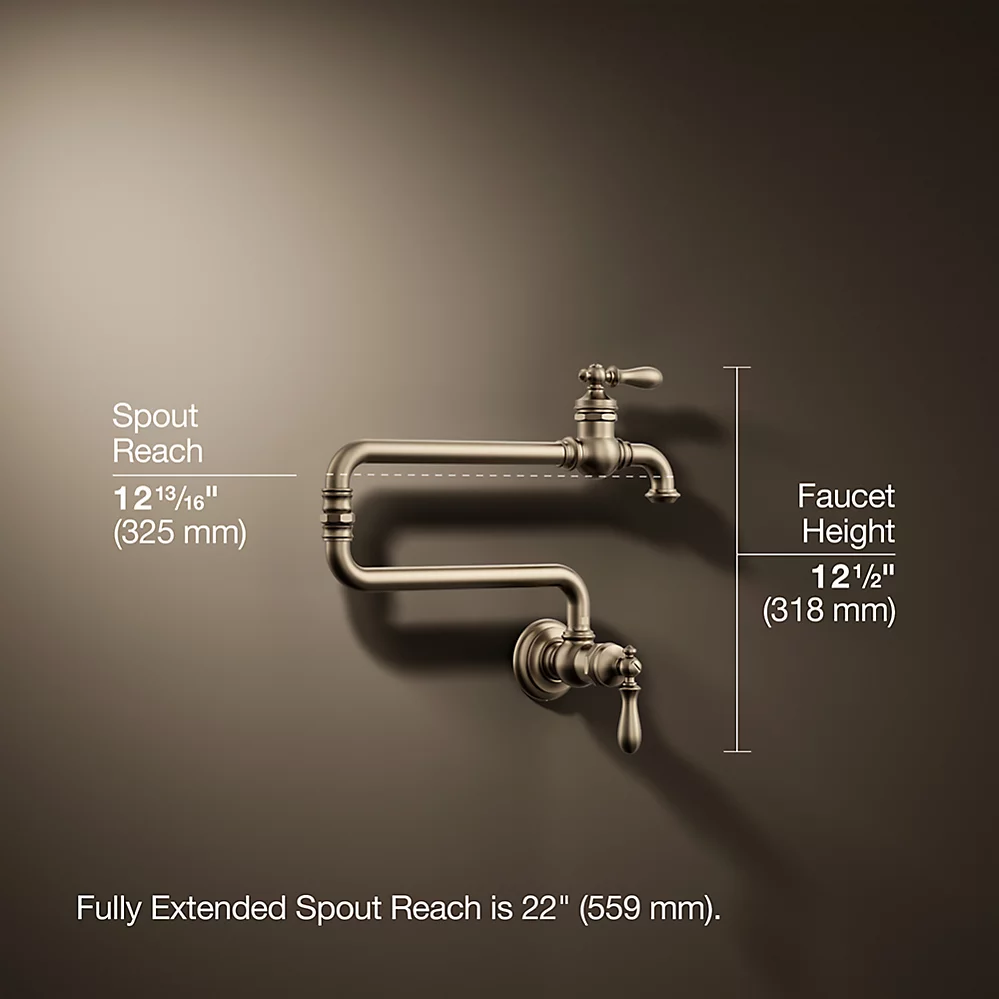 Kohler 99270-BV Artifacts Wall Mount Pot Filler