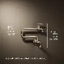 Kohler 99270-BV Artifacts Wall Mount Pot Filler