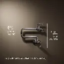 Kohler 99270-TT Artifacts Wall Mount Pot Filler