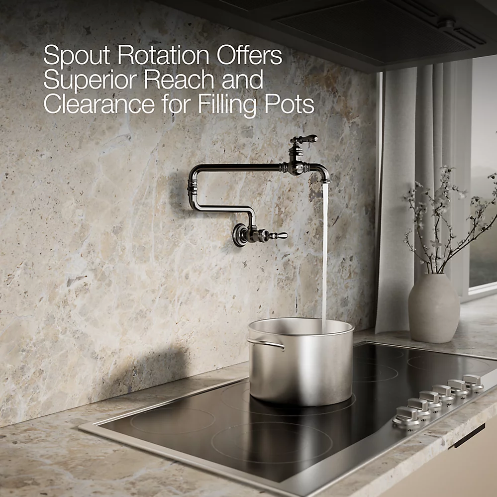 Kohler 99270-TT Artifacts Wall Mount Pot Filler