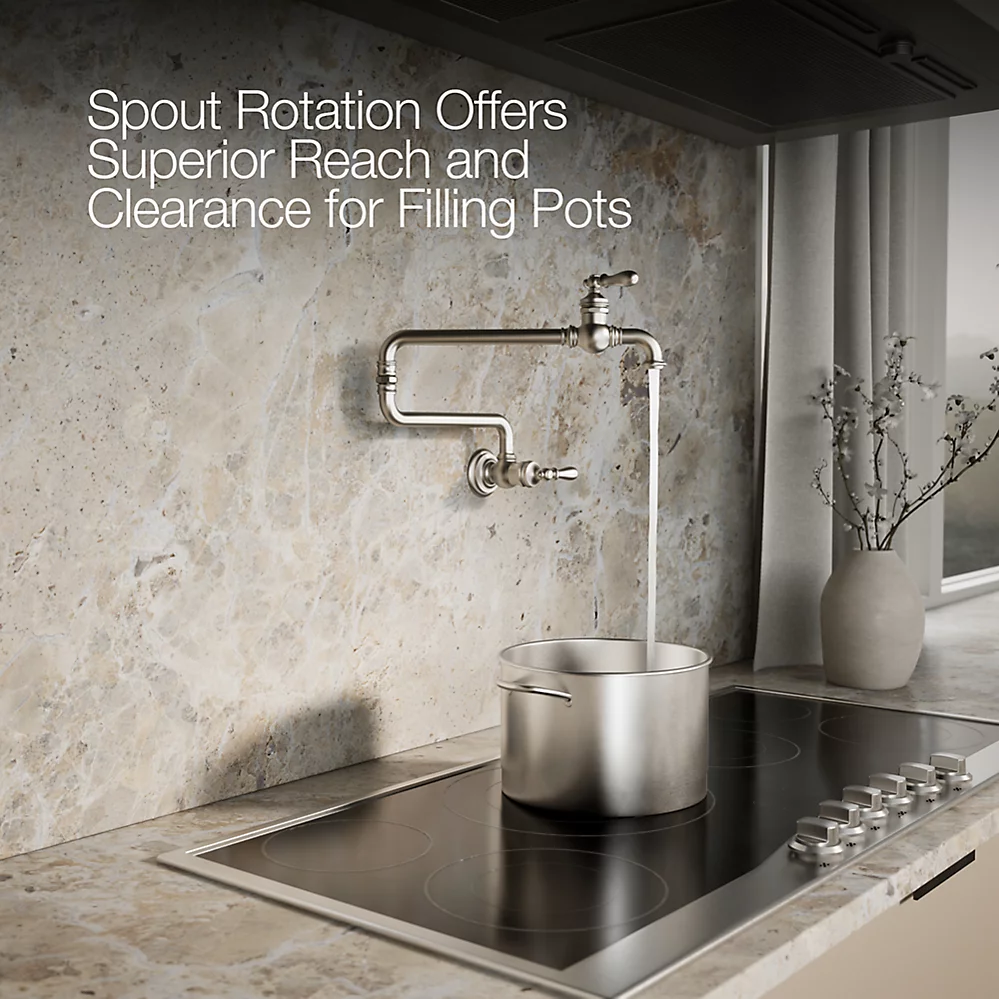 Kohler 99270-VS Artifacts Wall Mount Pot Filler