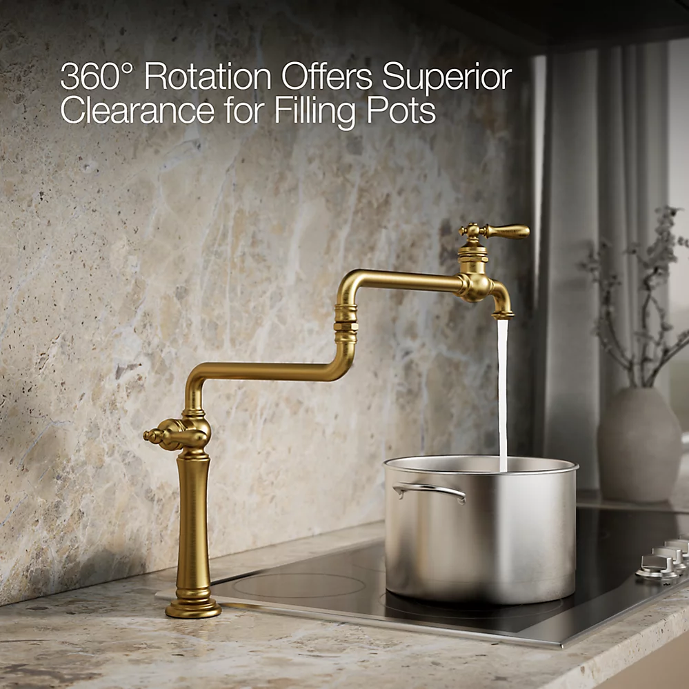 Kohler 99271-2MB Artifacts Deck Mount Pot Filler