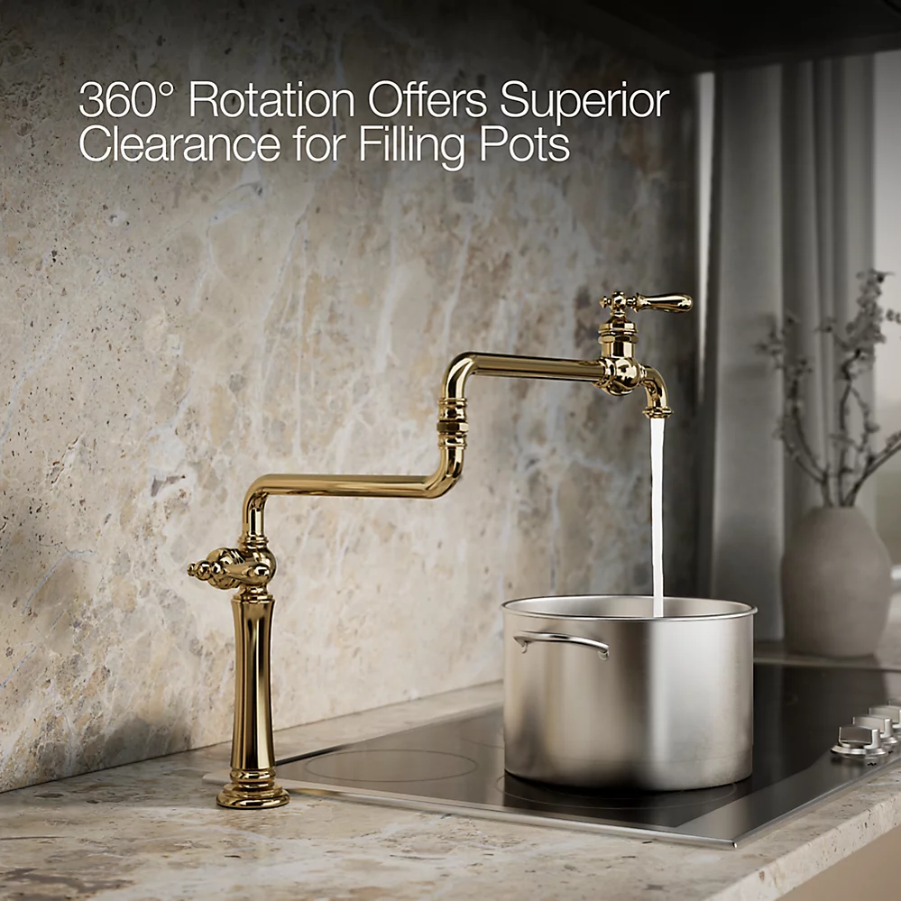 Kohler 99271-AF Artifacts Deck Mount Pot Filler