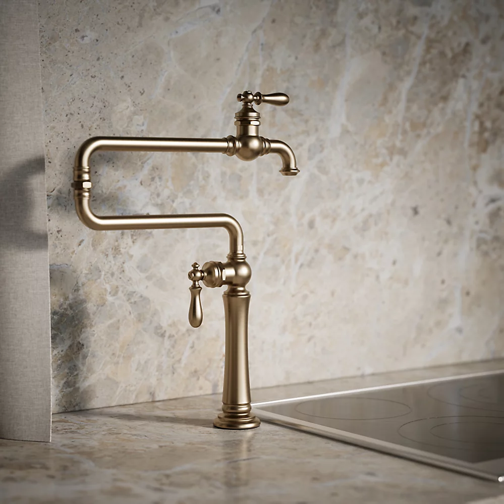 Kohler 99271-BV Artifacts Deck Mount Pot Filler