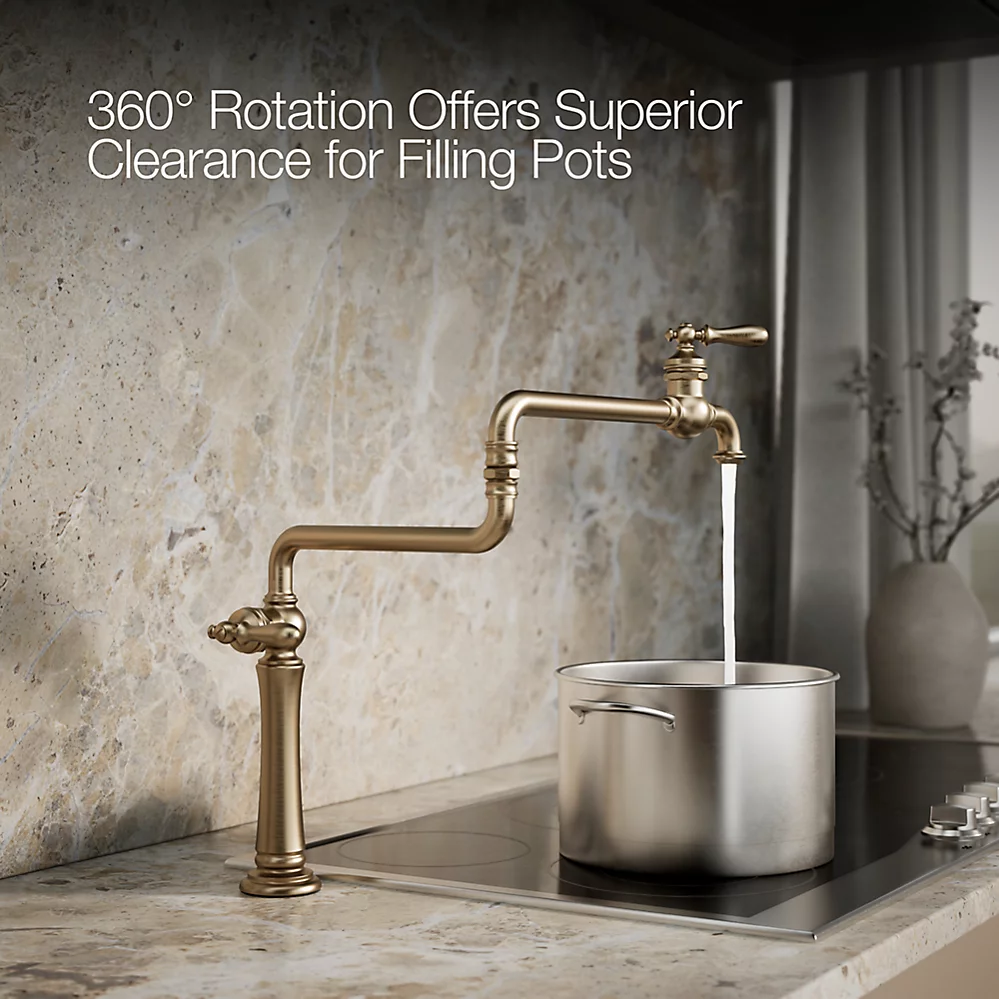 Kohler 99271-BV Artifacts Deck Mount Pot Filler