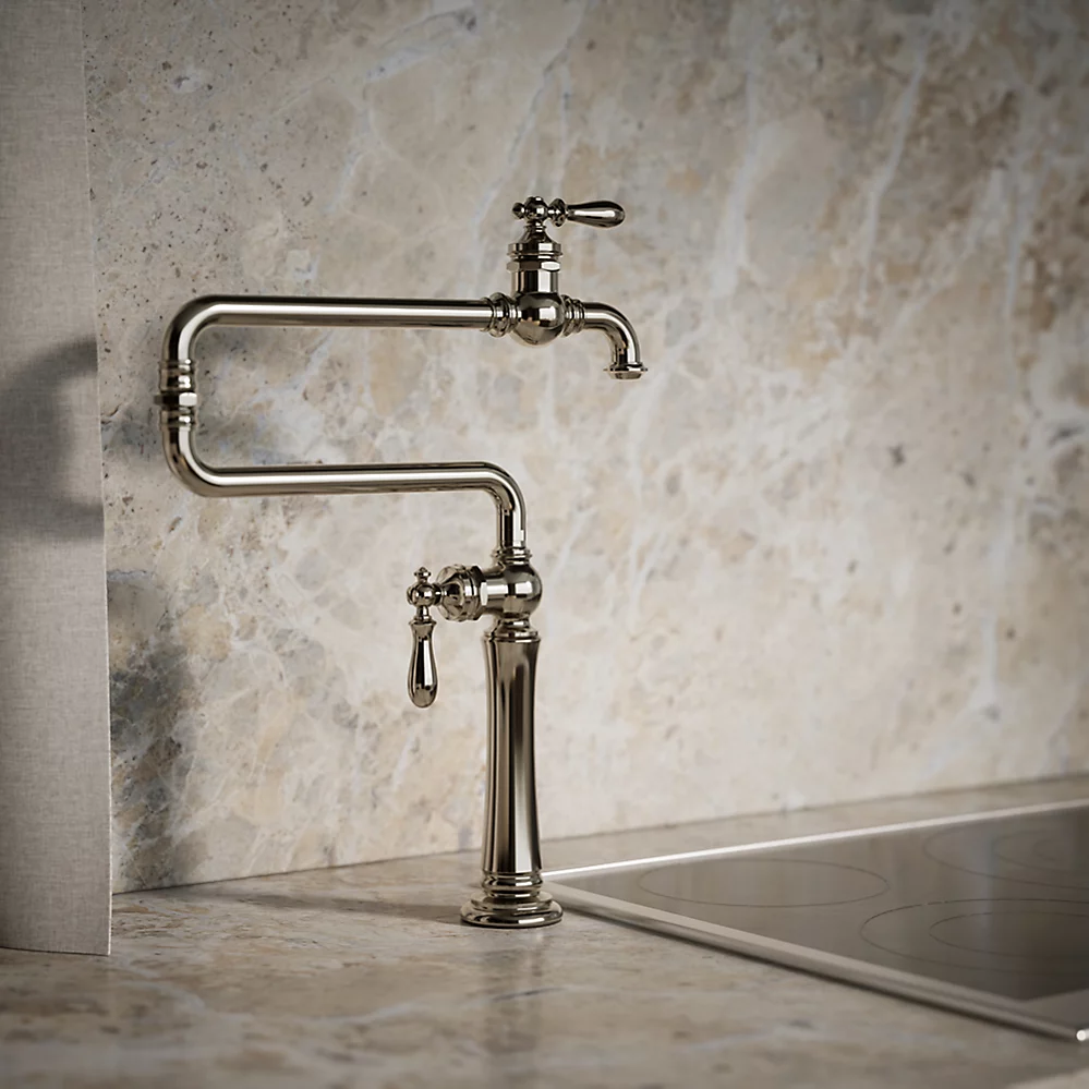 Kohler 99271-SN Artifacts Deck Mount Pot Filler