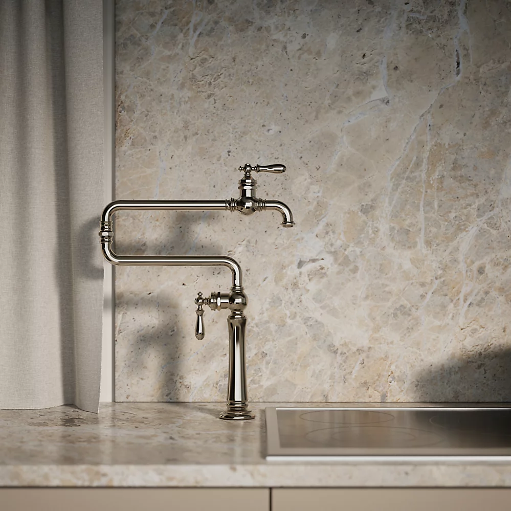 Kohler 99271-SN Artifacts Deck Mount Pot Filler