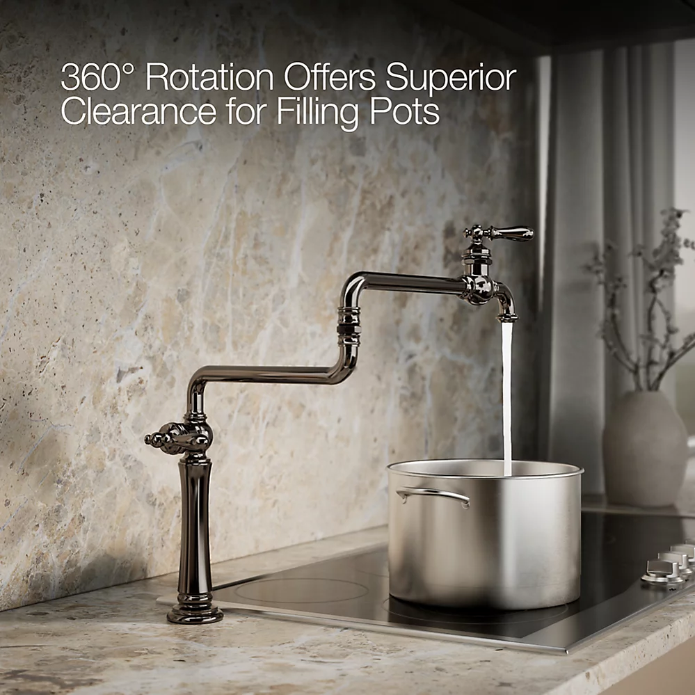 Kohler 99271-TT Artifacts Deck Mount Pot Filler