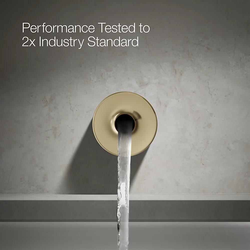 Kohler 923-AF Ceiling Mount Bath Filler Vibrant French Gold