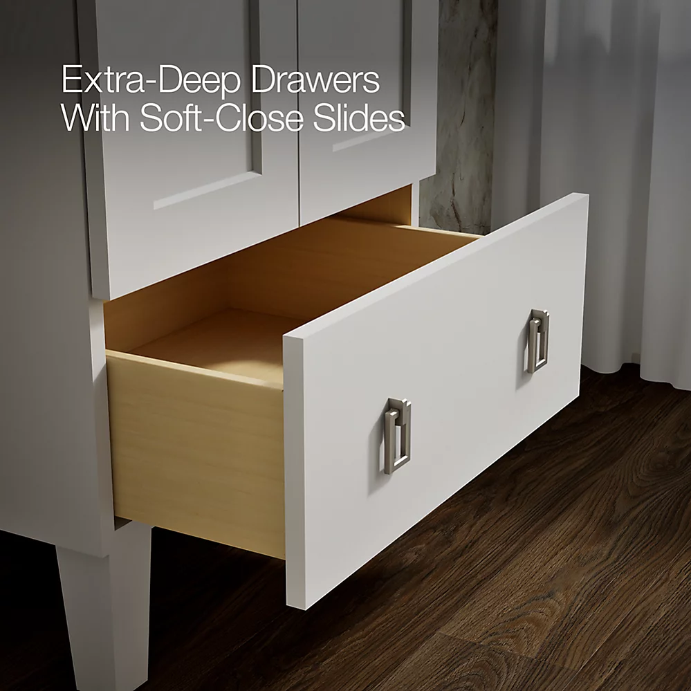 Kohler 99527-LG-1WA Poplin Vanity, 24 2 Door 1 Dwr Legs