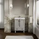 Kohler 99527-LG-1WT Poplin Vanity, 24 2 Door 1 Dwr Legs