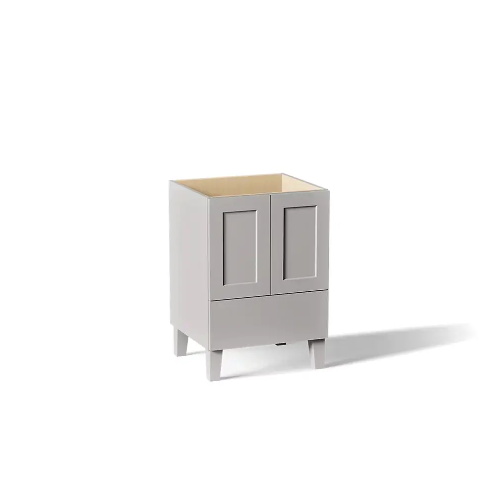 Kohler 99527-LG-1WT Poplin Vanity, 24 2 Door 1 Dwr Legs
