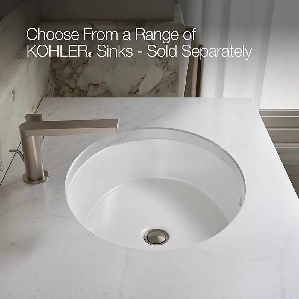 Kohler 99530-LGR-1WA Poplin Vanity, 30 1 Door 3 Dwr Rgt Leg