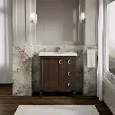Kohler 99530-LGR-1WB Poplin Vanity, 30 1 Door 3 Dwr Rgt Leg