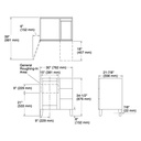 Kohler 99530-LGR-1WT Poplin Vanity, 30 1 Door 3 Dwr Rgt Leg