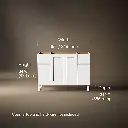 Kohler 99535-LG-1WA Poplin Vanity, 48 2 Door 6 Dwr Legs