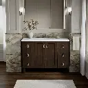 Kohler 99535-LG-1WB Poplin Vanity, 48 2 Door 6 Dwr Legs