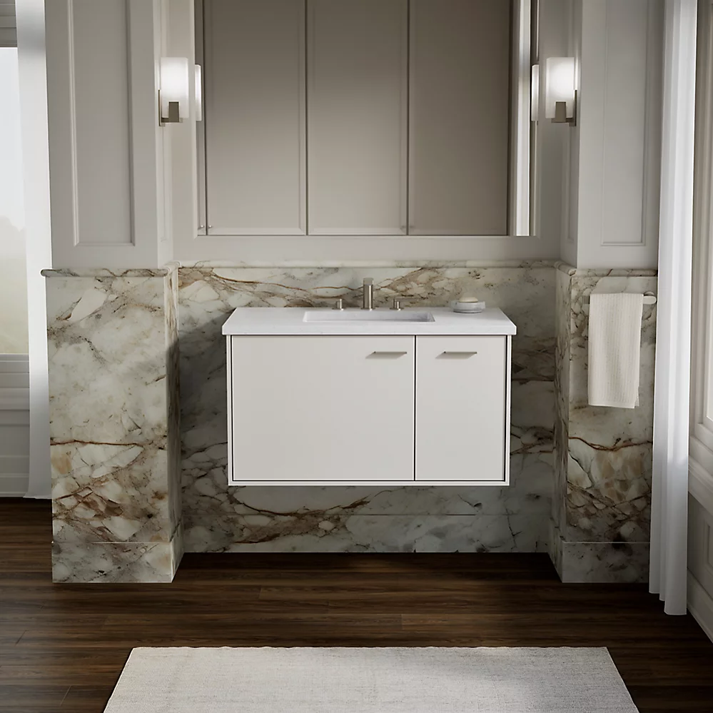 Kohler 99543-R-1WA Jute 36 Vanity, 1 Door, 2 Dwr Right