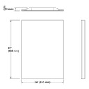 Kohler 99571-TLC-NA Verdera Lighted Mirror 24