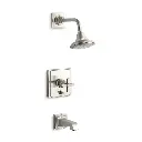 Kohler T13133-3A-BN Pinstripe Pure, B&S Trim