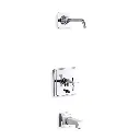 Kohler T13133-3AL-CP Pinstripe B/S Trim Pure W/Div, Ls Hd-Cr