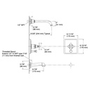 Kohler T13133-3AL-SN Pinstripe B/S Trim Pure W/Div, Ls Hd-Cr