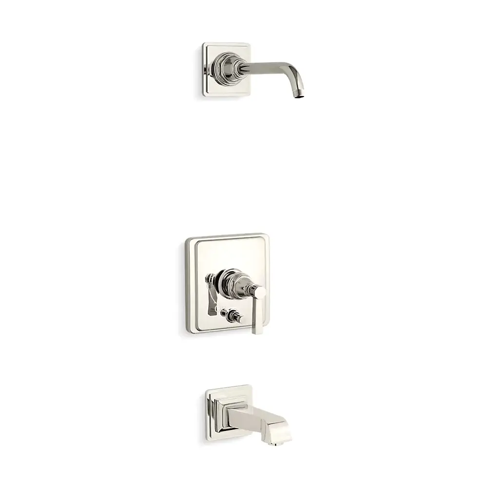 Kohler T13133-4AL-SN Pinstripe B/S Trm Pure W/Div, Ls Hd-Lvr