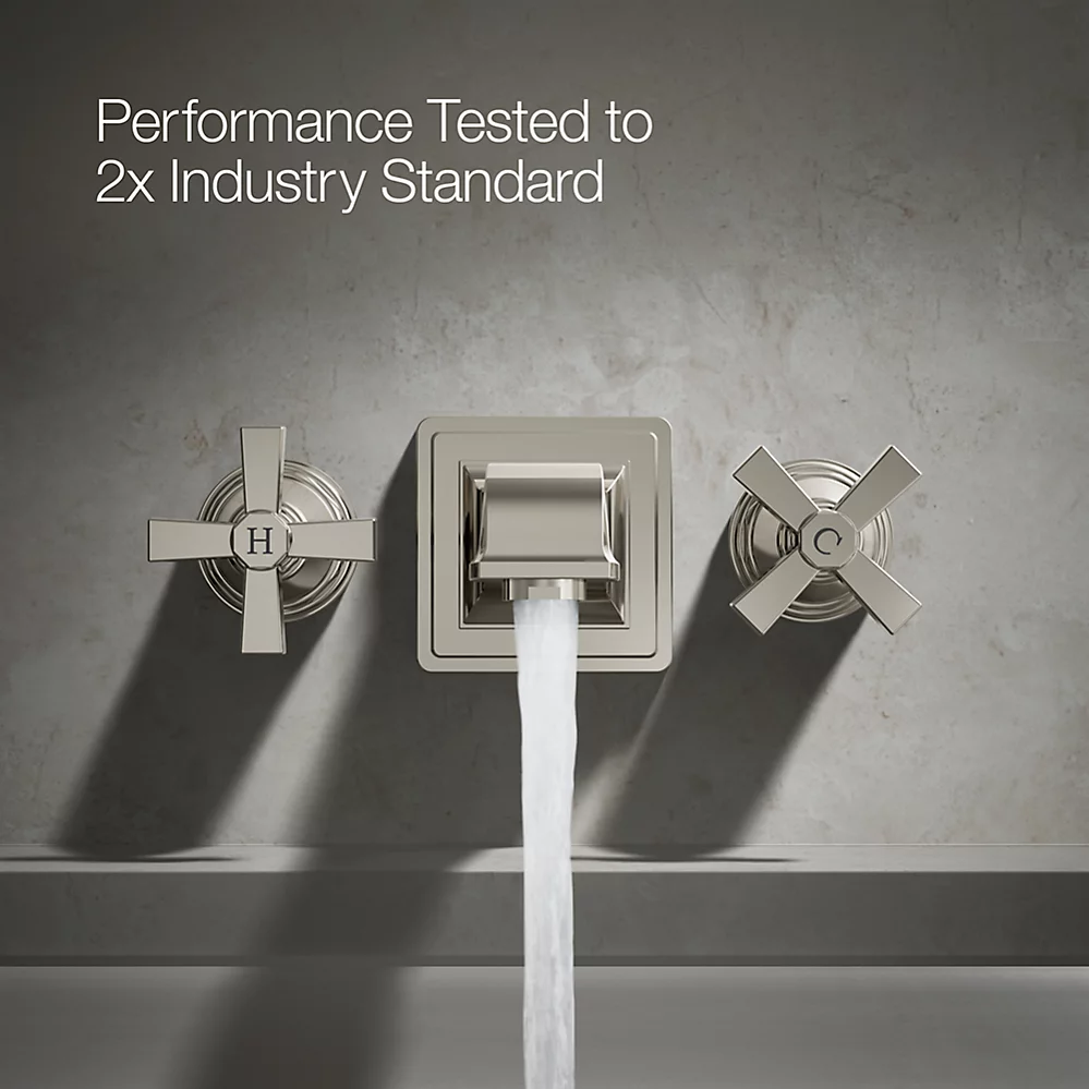 Kohler T13141-3A-SN Pinstripe Pure Handle Trim