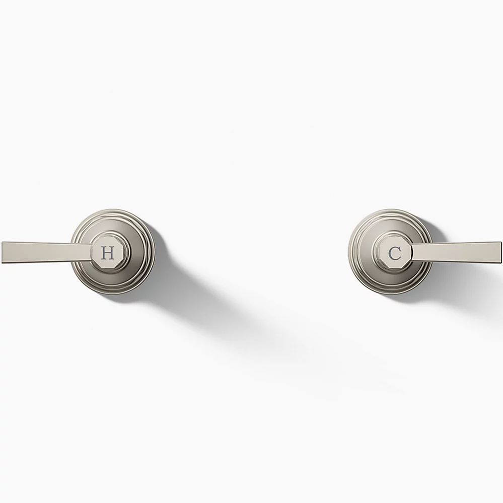 Kohler T13141-4A-BN Pinstripe Pure Deck Mount Handle Trim