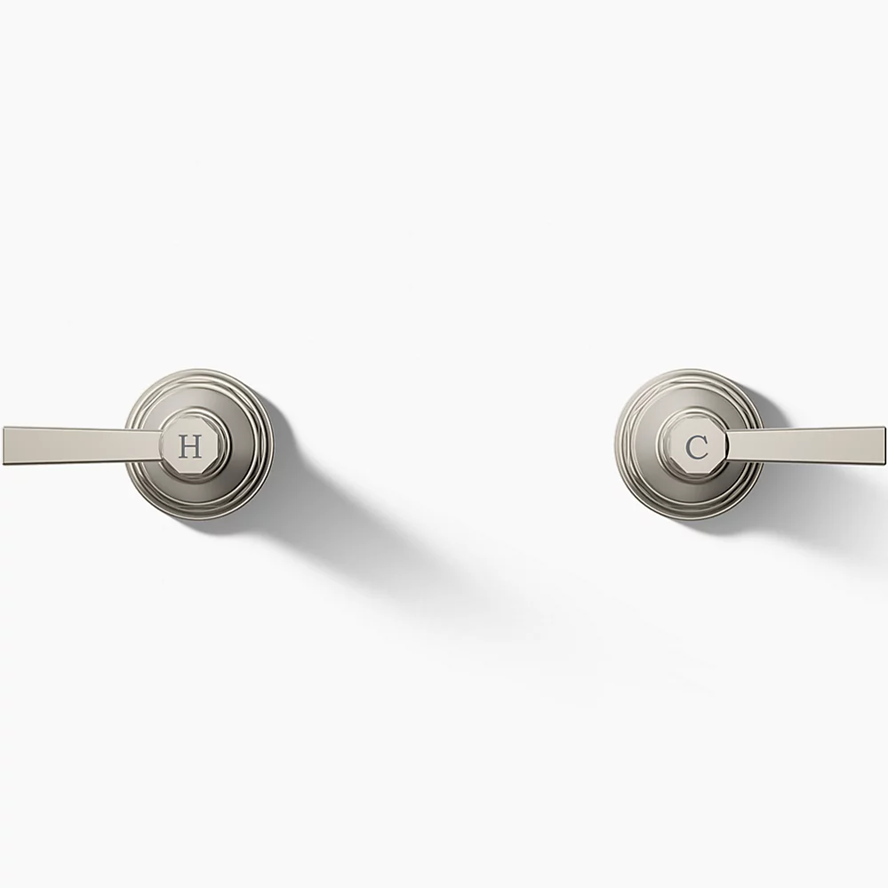 Kohler T13141-4A-SN Pinstripe Pure Deck Mount Handle Trim