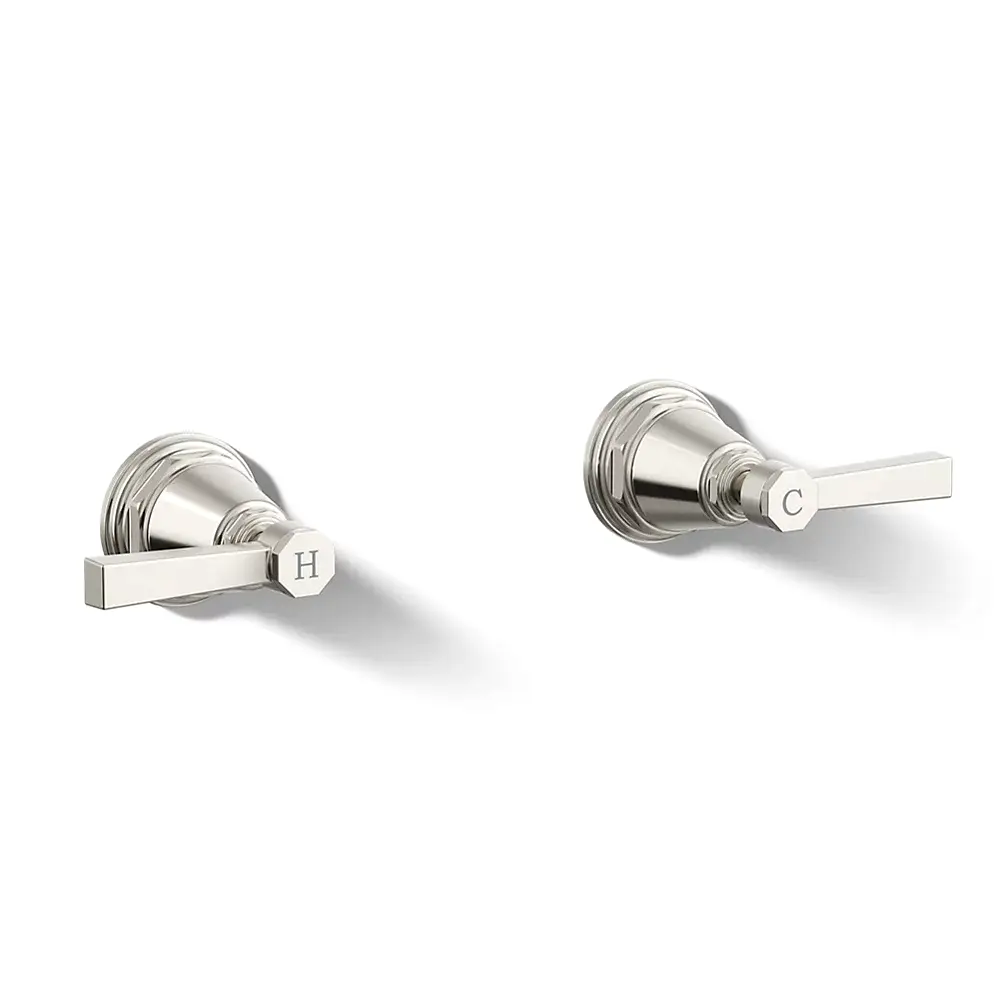 Kohler T13141-4A-SN Pinstripe Pure Deck Mount Handle Trim