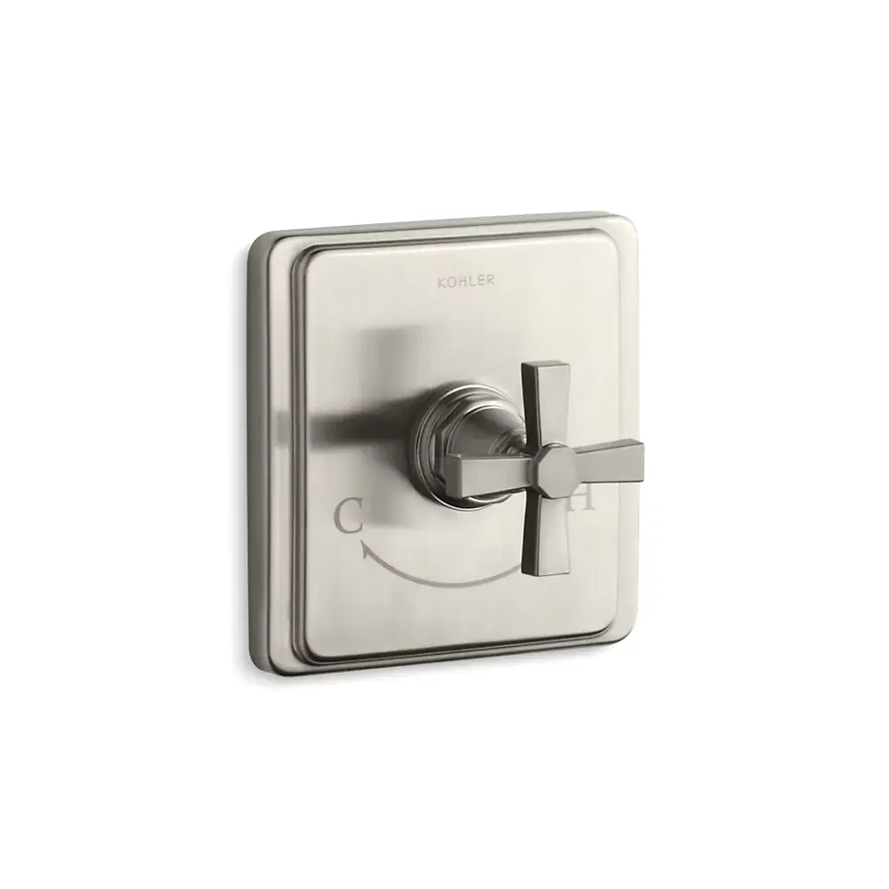 Kohler T13173-3A-BN Pinstripe Pure Thermostatic Valve Trim