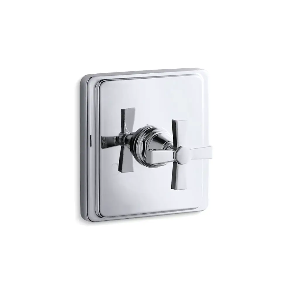 Kohler T13173-3A-CP Pinstripe Pure Thermostatic Valve Trim