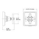 Kohler T13175-3A-BN Pinstripe Pure Transfer Valve Trim
