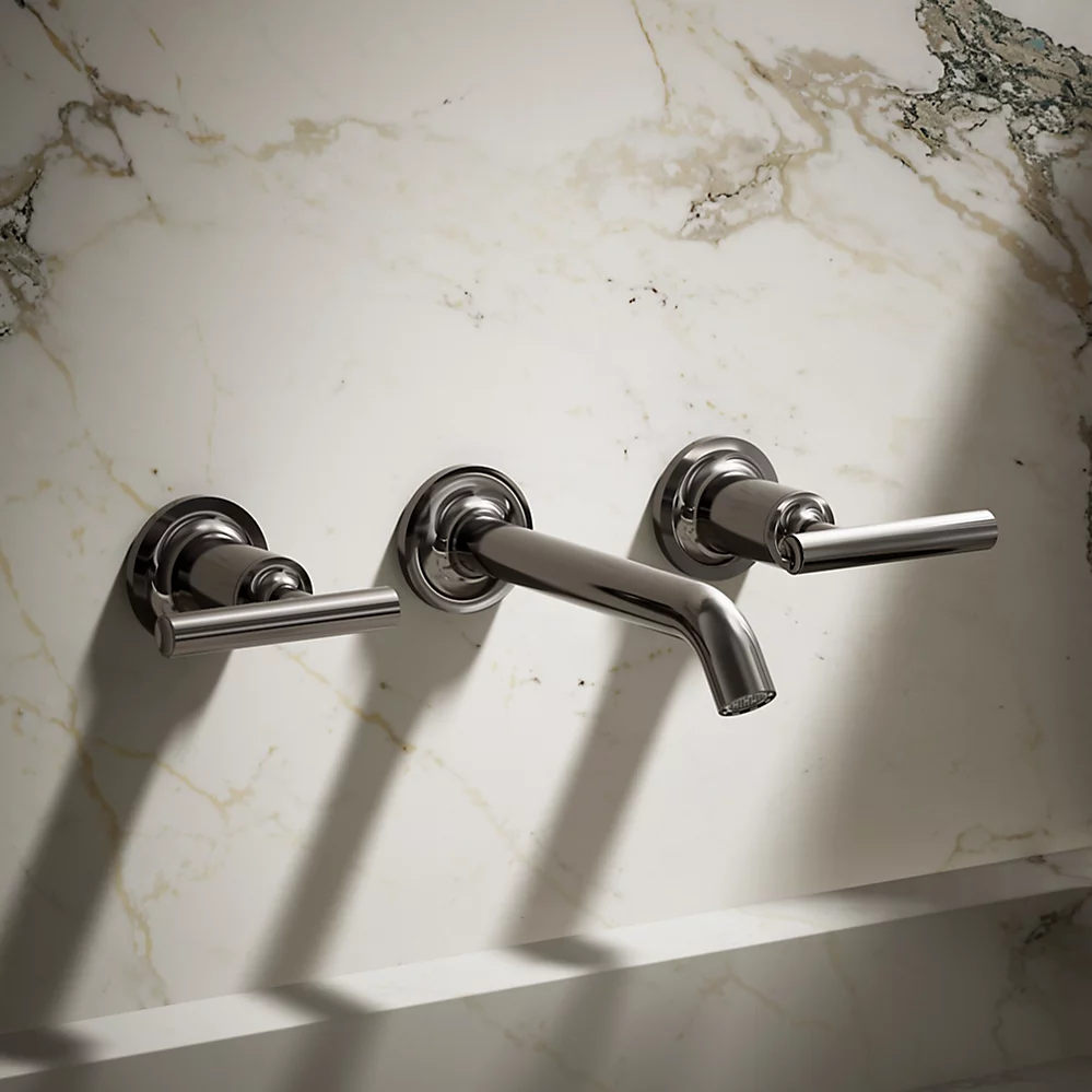 Kohler T14413-4-TT Purist Wall-Mount Lav Faucet Trim