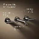 Kohler T14413-4-TT Purist Wall-Mount Lav Faucet Trim