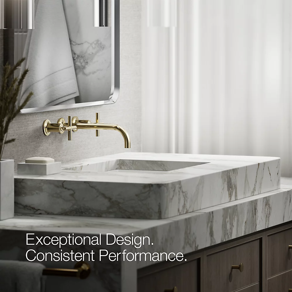 Kohler T14414-3-AF Purist W-M Lav Trim 9In 90 Deg Spt Cr S