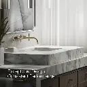 Kohler T14414-3-BV Purist W-M Lav Trim, 9 90 Deg Spt, Crs