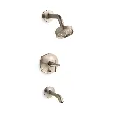 Kohler T14420-3-BV Purist R/T B&S Trm/Crs Hdls,35-Deg Spt