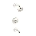 Kohler T14420-3G-SN Purist R/T B&S Trm/Crs Hdls,35-Deg Spt