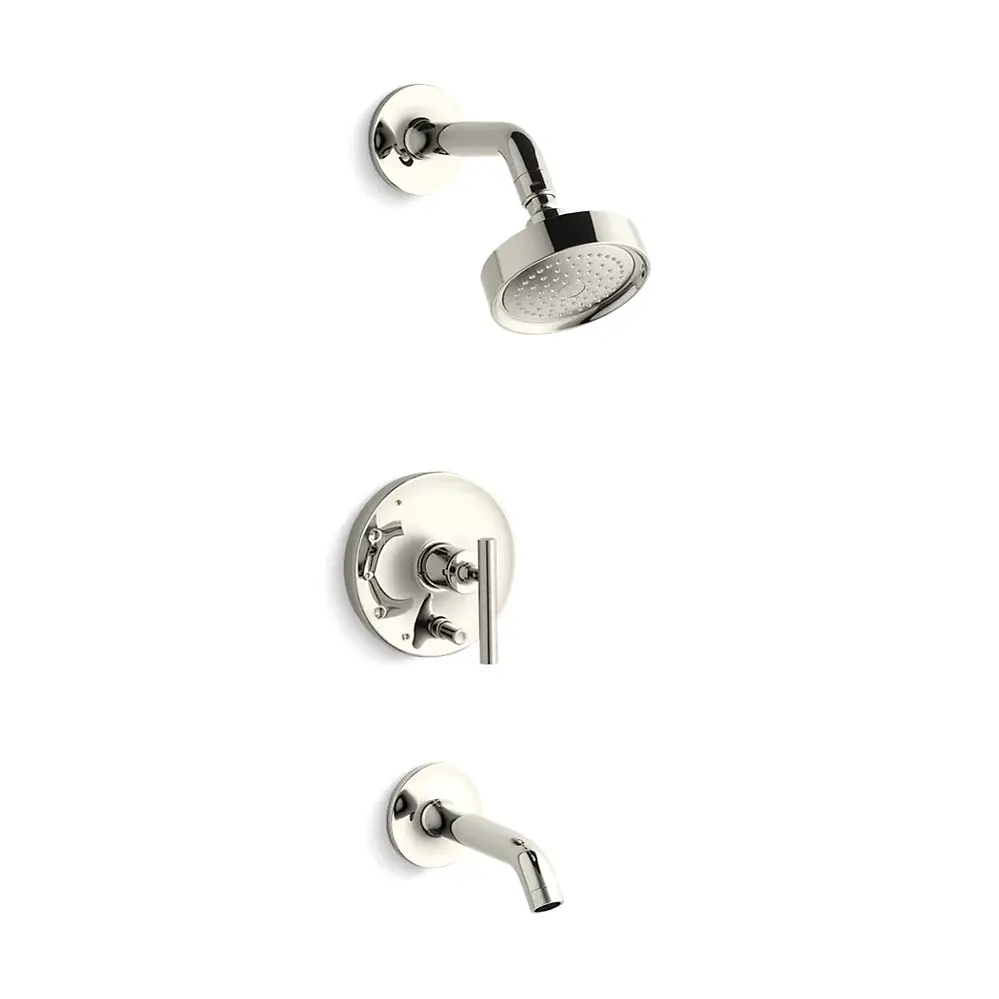 Kohler T14420-4-SN Purist R/T B&S Trm/Lvr Hdls,35 Deg Spt